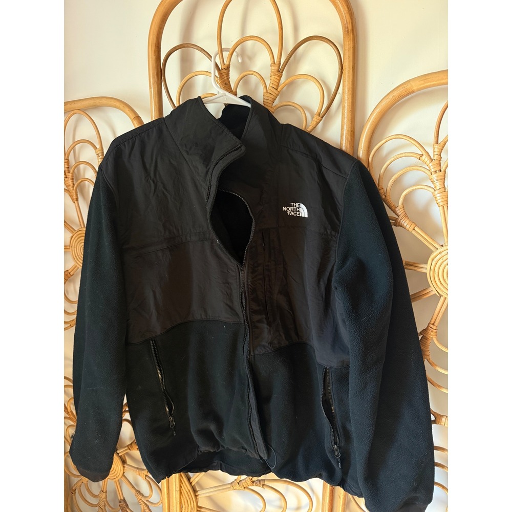 The North Face Denali Fleece Jacket Mens XL Black Full Zip Outdoor Coat NF0A3XAU